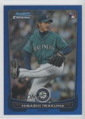 2012 Bowman Draft Chrome Blue Refractor 89/250 Hisashi Iwakuma #49 Rookie RC 9y7