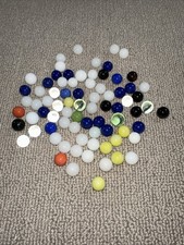 Lot Of 78 Vintage Marbles Multicolor