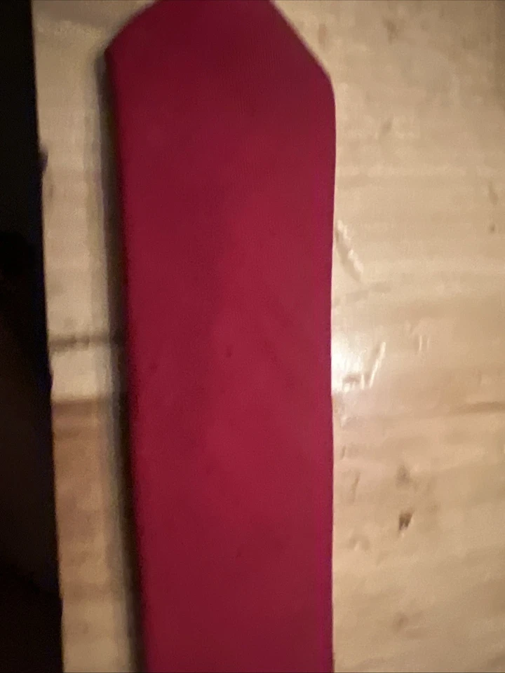 Винтажный импортный ирландский льняной галстук Rooster красный 59 дюймов - Изображение 3 из 4