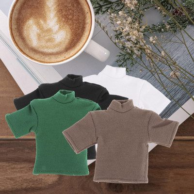 Modisches 1/12-T-Shirt, Miniatur-Outfits, kurzärmelige Mini-Kleidung,