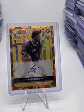 2024-25 Topps Chrome Yves Missi RC Orange Refractor Next Stop  Auto /25
