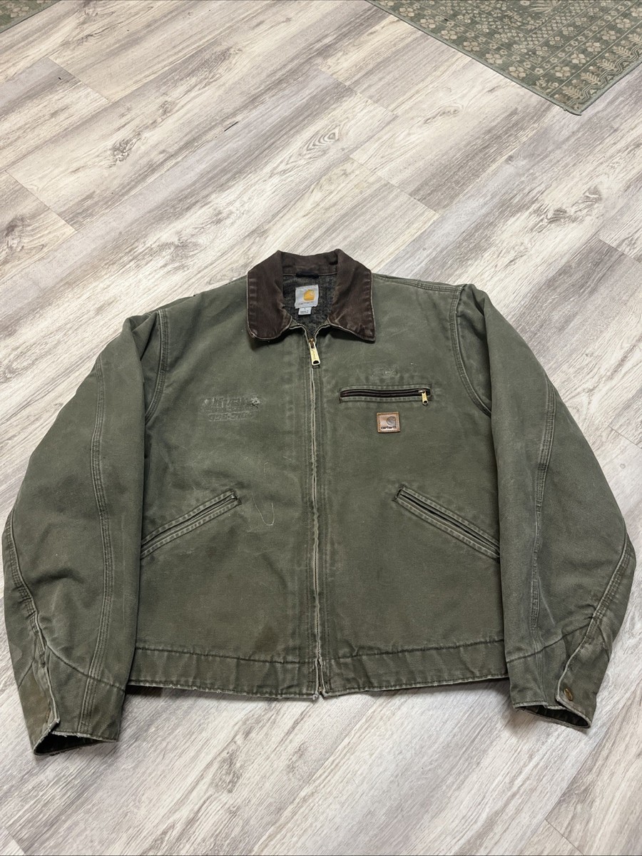 Carhartt Detroit Jacket J97 MOS Size Large | eBay