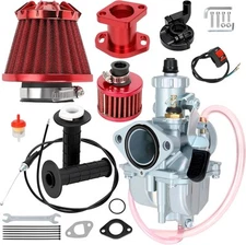 YOXUFA VM22 26mm Carburetor Throttle Assembly Kit Replacement for red 