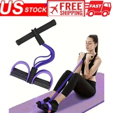 6-Tube Multifunction Tension Rope, for Abdomen/Waist/Arm/Leg Stretching Slimming