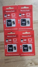Lot of 4 SYIYK032 2TB MicroSD Memory Cards with SD Adapters New