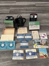 Vintage Sawyers View Master Stereoscope Projector Light Attachment Reels Tested