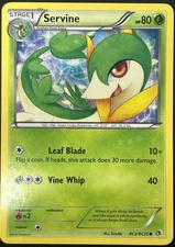 Servine RC2/RC25 Legendary Treasures Radiant Collection 2013 Pokémon Card VLP/NM
