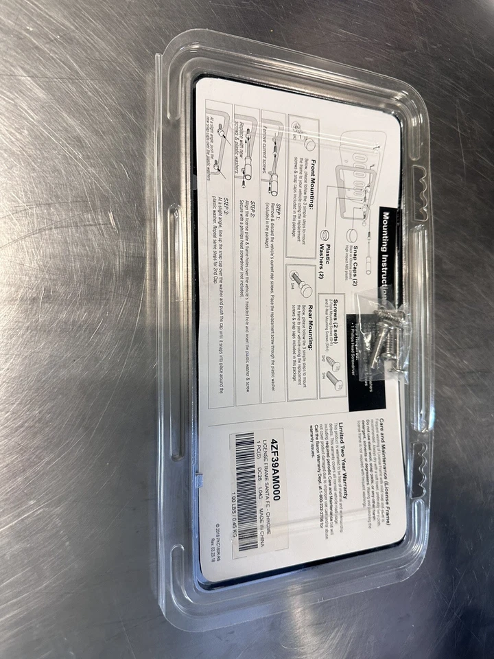 Marco de matrícula HYUNDAI ACCESORIOS OEM 4ZF39-AM000 Foto 2 de 2