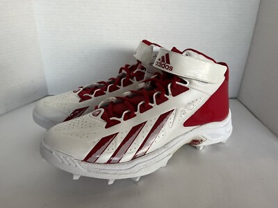 Adidas AS SMU FilthyQuick Men's Football Shoes Cleats Red/White 11.5 NEW