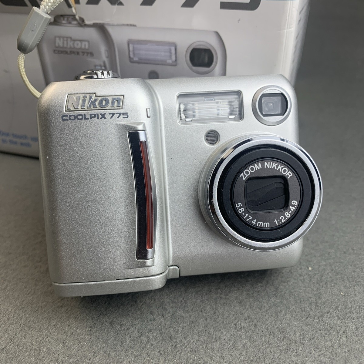 Nikon Coolpix 775 2.1 MP Silver Digital Camera With Charger | eBay