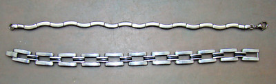 2 Armbänder TITANIUM und KP Stainless Steel