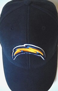 Los Angeles Chargers Adult Adjustable Dark Blue Cap Hat With Lightning Bolt Logo Ebay