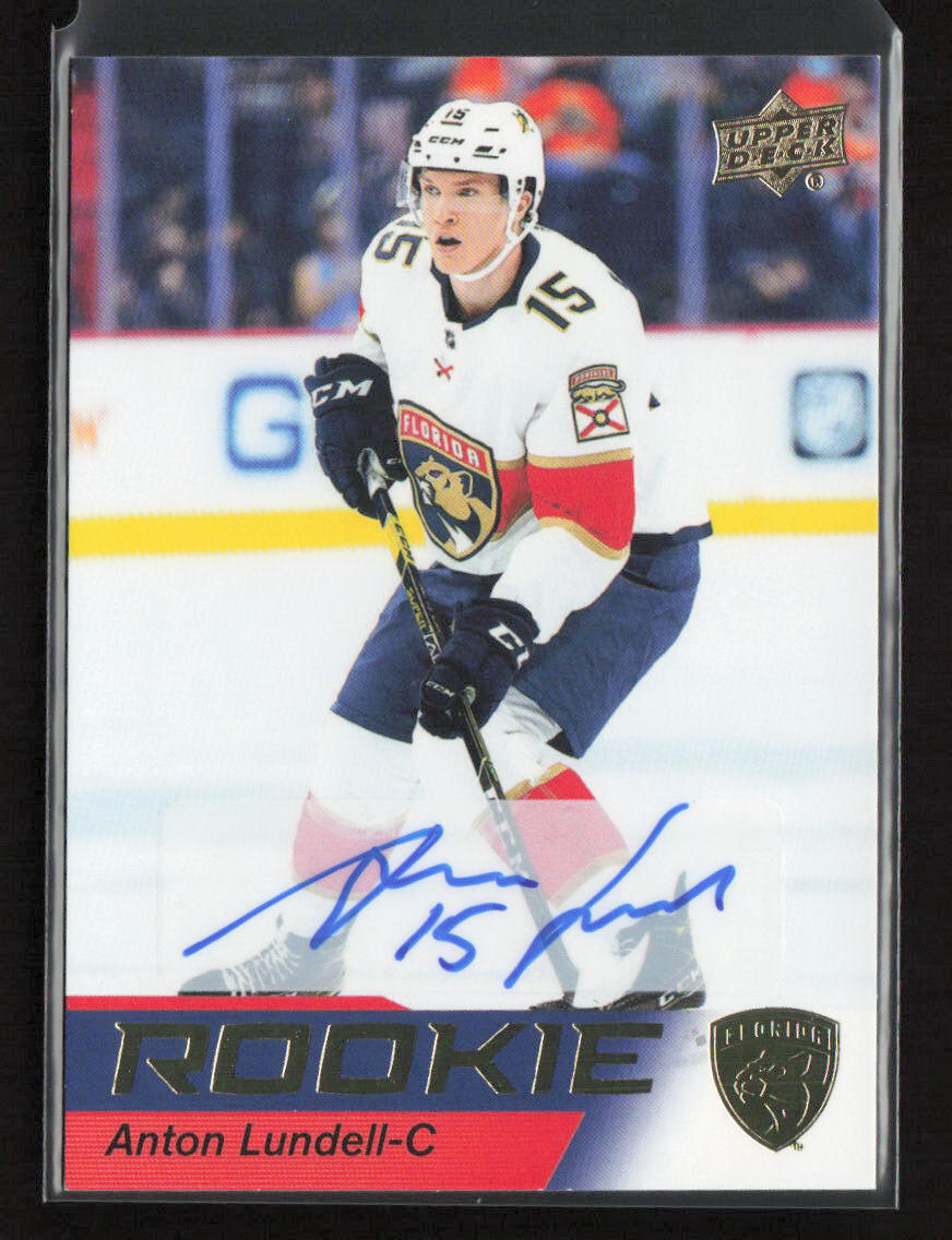 2021-22 Upper Deck NHL Star Rookies Box Set #22 Anton Lundell Autographs