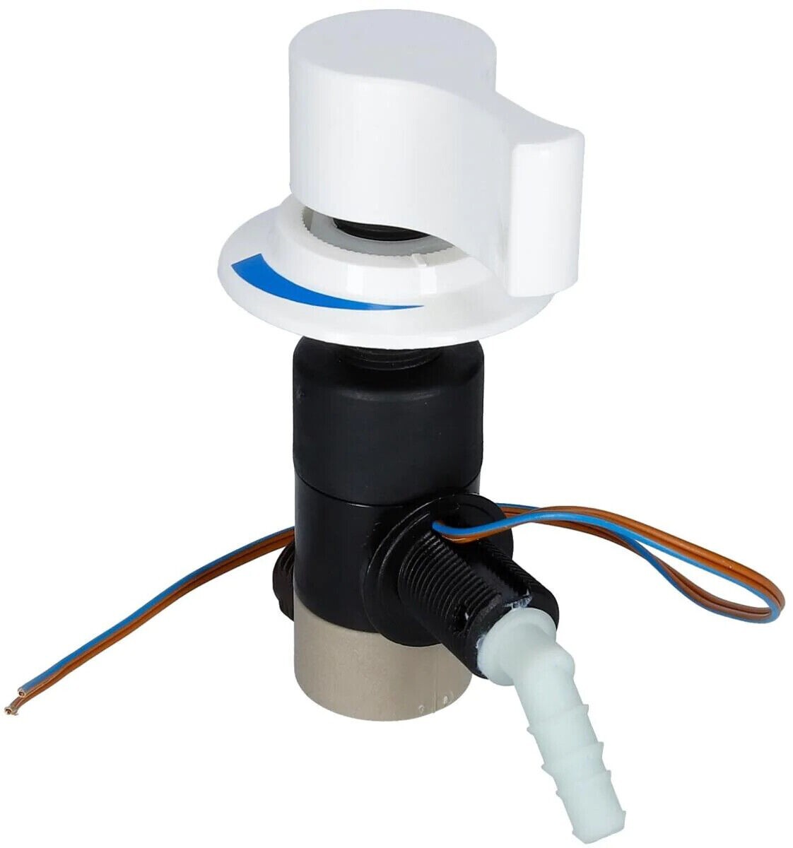 Mando Agua Fría Ducha RK Reich Style 2002 Blanco 1/2" Interruptor Camper