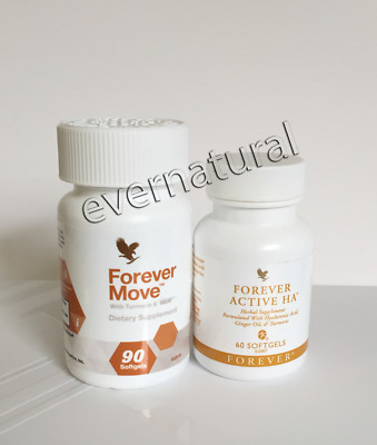 FOREVER MOVE & Active HA (HYALURONIC ACID) for Joint & muscle supplements. HALAL