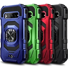 For Kyocera DuraForce Pro 3 E7200 Phone Case Shockproof Cover  w/ Tempered Glass