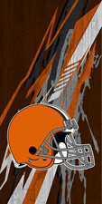 One Cleveland Browns Cornhole Boards Wrap