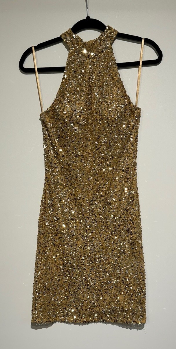 gold ashley lauren dress Ashley Lauren 11711