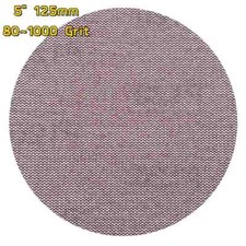 Mesh Sanding Disc Hook & Loop Sandpaper Pad Dust Free Net 80~1000 Grit 5" 125mm