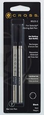 Gel Rollerball Pen Refill for Selectip Pensm, Medium, 2 Count Pack of 1