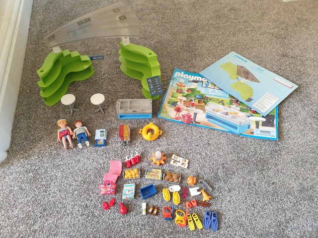 playmobil splish splash cafe