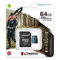 4K Kingston Canvas Go Plus Micro SD Memory Card Drones 64GB 128GB 256GB 512GB