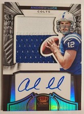 Andrew Luck 2012 Crown Royale Rookie RC Auto Jersey Patch Silhouette SP #/149!!!