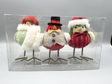 New Set of 3 Birds 2022 Target Mini Featherly Friends Wondershop Christmas Birds