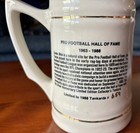Vintage 1963 - 1988 Pro Football Hall Of Fame 25th Anniversary Large Ceramic Mug — photo 3