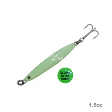 Fish WOW!® Glow 1.5oz Colt Sniper jig 42g Fishing Vertical 3561D-DT MUSTAD Hook