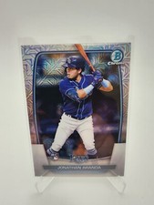 2023 Bowman Chrome Baseball #28 Jonathan Aranda Mega Box Mojo Refractor (RC)