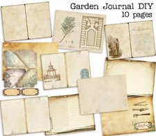 Garden Journal DIY Kit - Junk Journal, Journal, Smash Book -EZ-7008