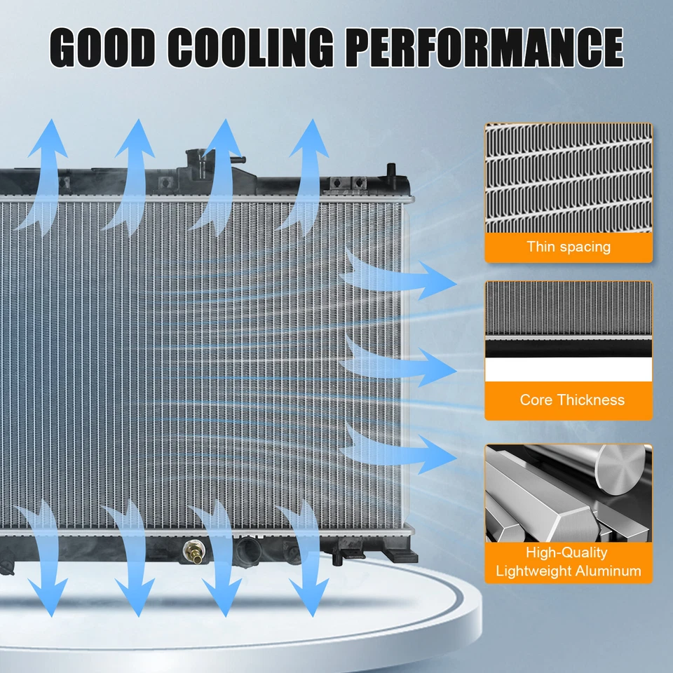Radiador de aluminio para Honda Element 2007-11 2,4 L utilitario 4 puertas CU13015 Foto 3 de 4
