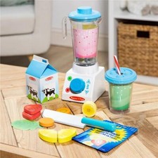 Melissa  Doug Smoothie Maker Blender Set with Play Food - 22 Pieces New 