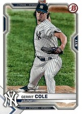 2021 Bowman #65 Gerrit Cole YANKEES