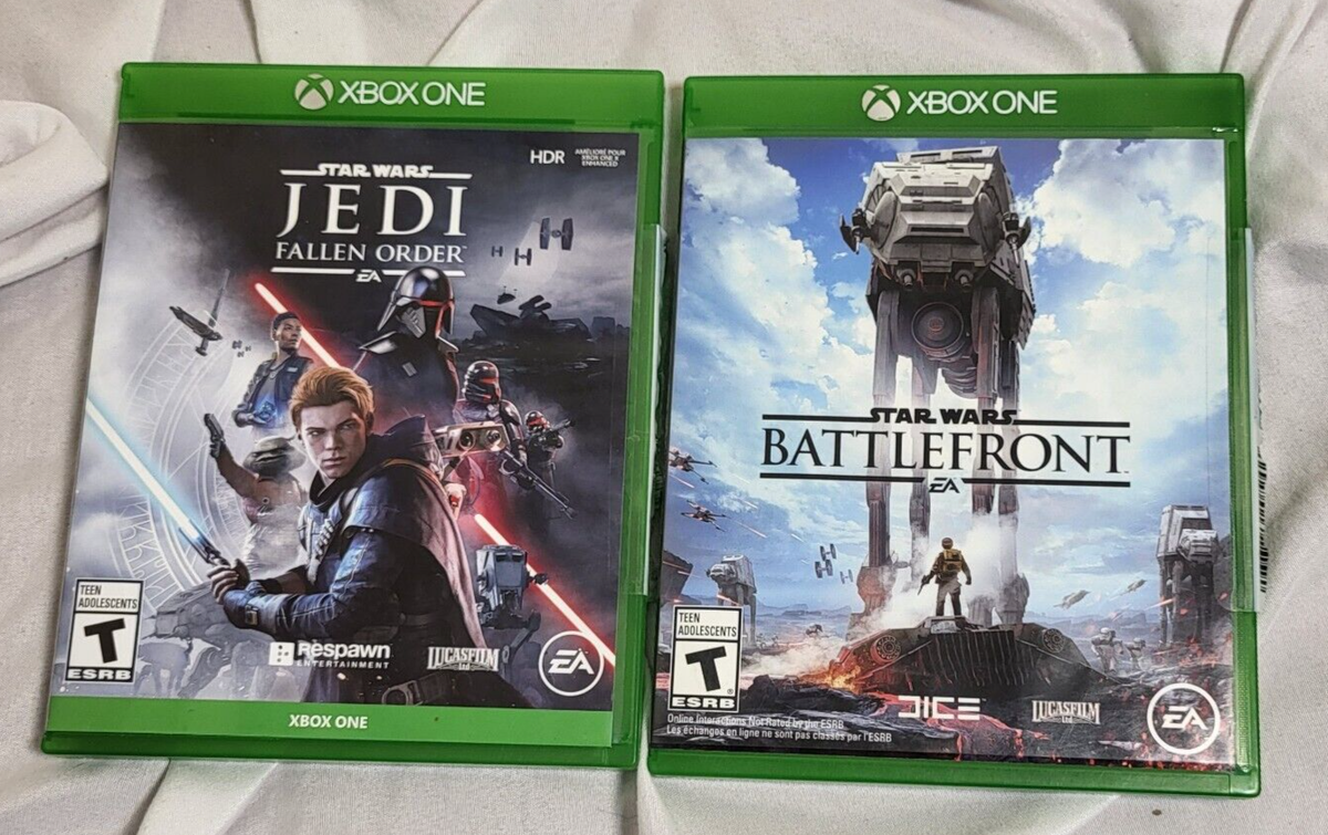 Microsoft Xbox One Star Wars Jedi: Fallen Order Battlefront lot