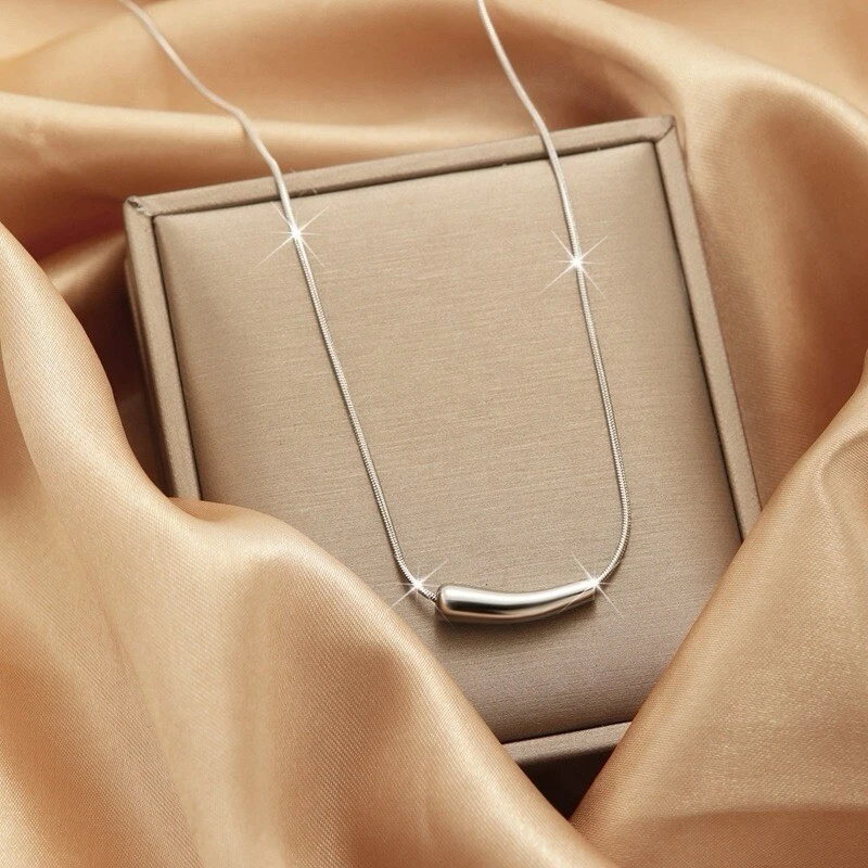 Colar de joias da moda Bijoux de aço inoxidável. - Imagem 4 de 4