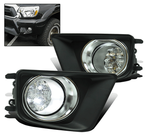 2012 2015 toyota tacoma truck led front bumper fog lights tacoma fog light covers