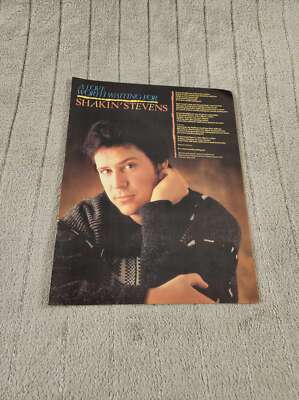 FPOT11 MAGAZIN LIEDWÖRTER 11 X 8'' SHAKIN' STEVENS: EINE LIEBE, AUF DIE ES SICH ZU WARTEN LOHNT
