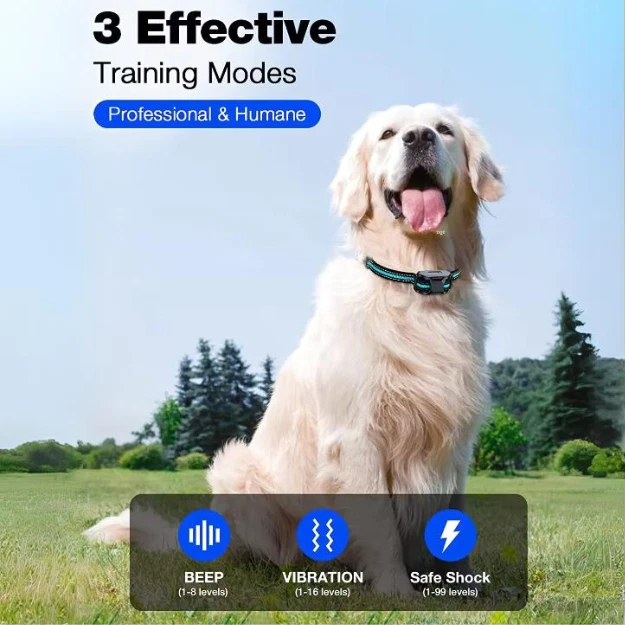 TQT Dog Shock Collar - 3300Ft Dog Training Collar with Remote for 5-120lbs - Image 4 of 4