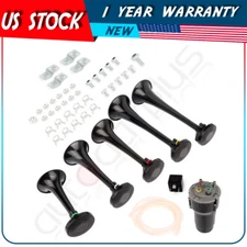 Ultra Loud Black Dixie Musical Car Air Horn Kit Dukes of Hazzard General Lee