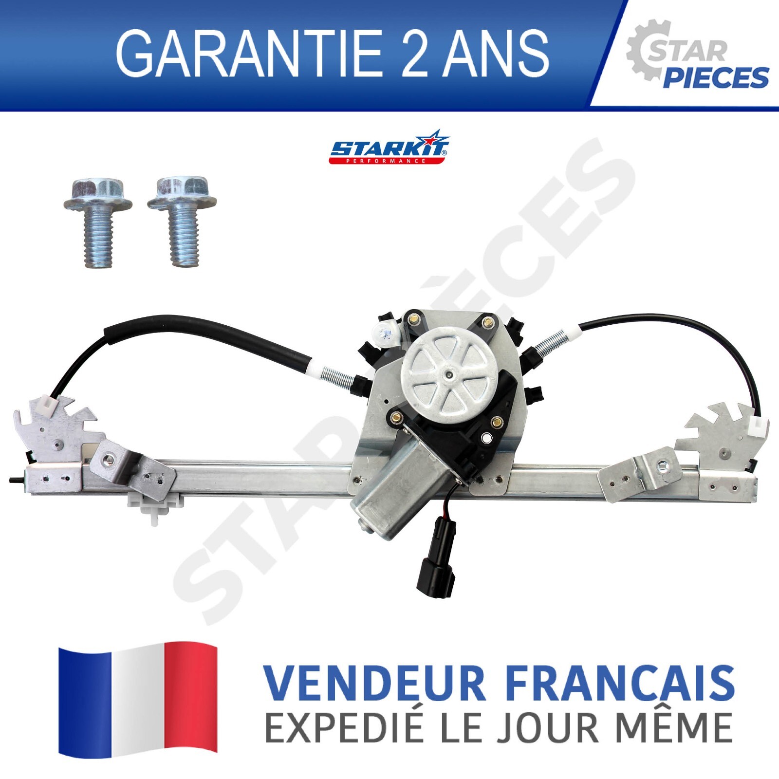 Lève-vitre avant gauche pour rénovation portière Fiat Punto 199 Evo