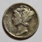 1925 D Mercury Dime PH833
