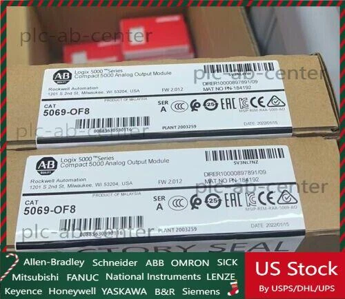 1pc NEW AB 5069-OF8 5069OF8 SER A Compact 5000 Analog Output Module A B 5069OF8 - Picture 1 of 10