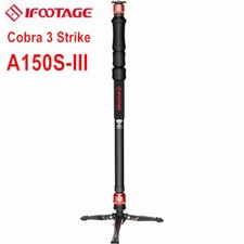 iFOOTAGE Cobra 3 Strike Monopod A150S III One-Touch Lifting Camera Tripod Pedal