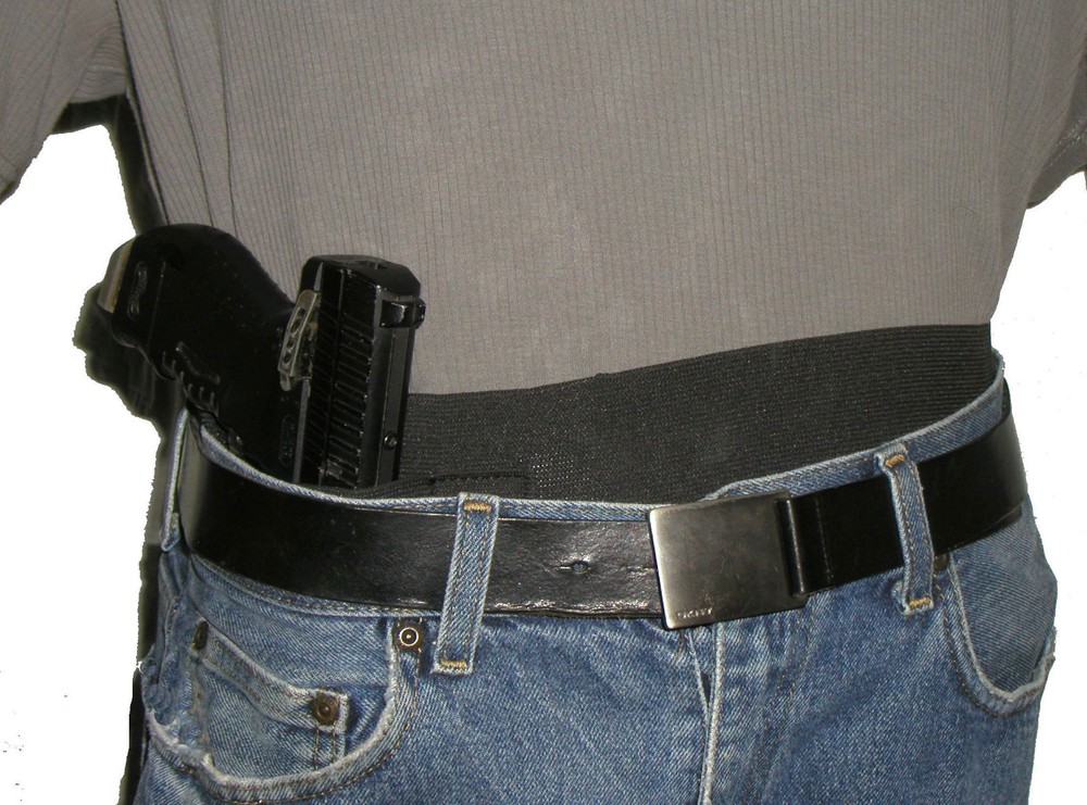 Compact Auto Holster Bellyband for Conceal Carry Made in USA
