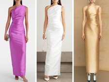 Women Solace London One Shoulder Slim Fit Bodycon Maxi Dress