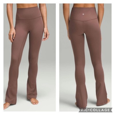 Lululemon Align High Rise Mini Flare Pants Dark Oxide Size 2