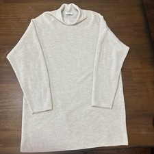 Babaton Turtleneck Sweater Dress, Ivory, Size 2