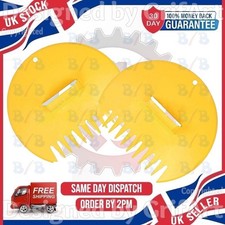 TWO LARGE LEAF COLLECTOR GRABBER PAIR HAND GATHER LEAVES GARDEN CLEANING SCOOPS